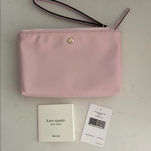 kate spade medium double zip wristlet srndpty pink